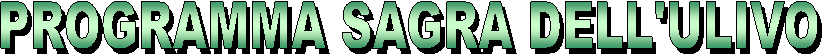 PROGRAMMA SAGRA DELL'ULIVO